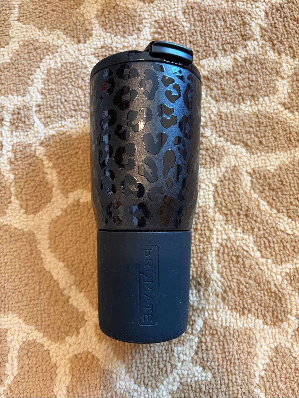 BrüMate Black Leopard Insulated Travel Tumbler